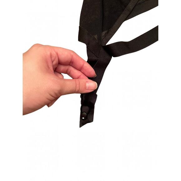 Victoria’s Secret Sexy Corset Bustier Sheer Black Neutral Size 36C 0511B - Picture 4 of 7